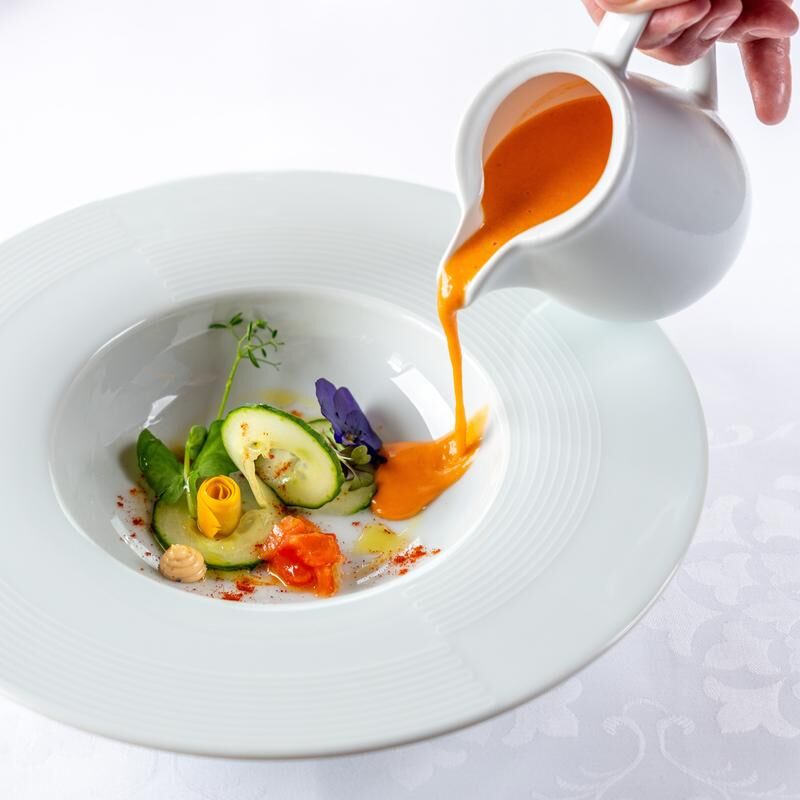Springbrunnen SKLENAR Oberkirch ein Guide MICHELIN Restaurant