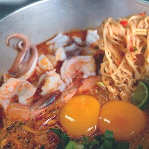THB Mama Noodle (Ramen) Instant Tom Yum Shrimp (Prawn) Flavor