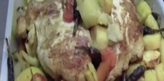 Quasi de veau aux légumes