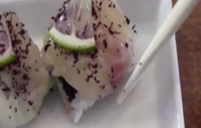 Makis daurade-gingembre-citron vert