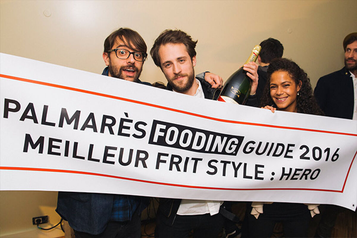 Palmarès : Hero (Paris, 2e), Meilleur Frit Style Guide Fooding 2016