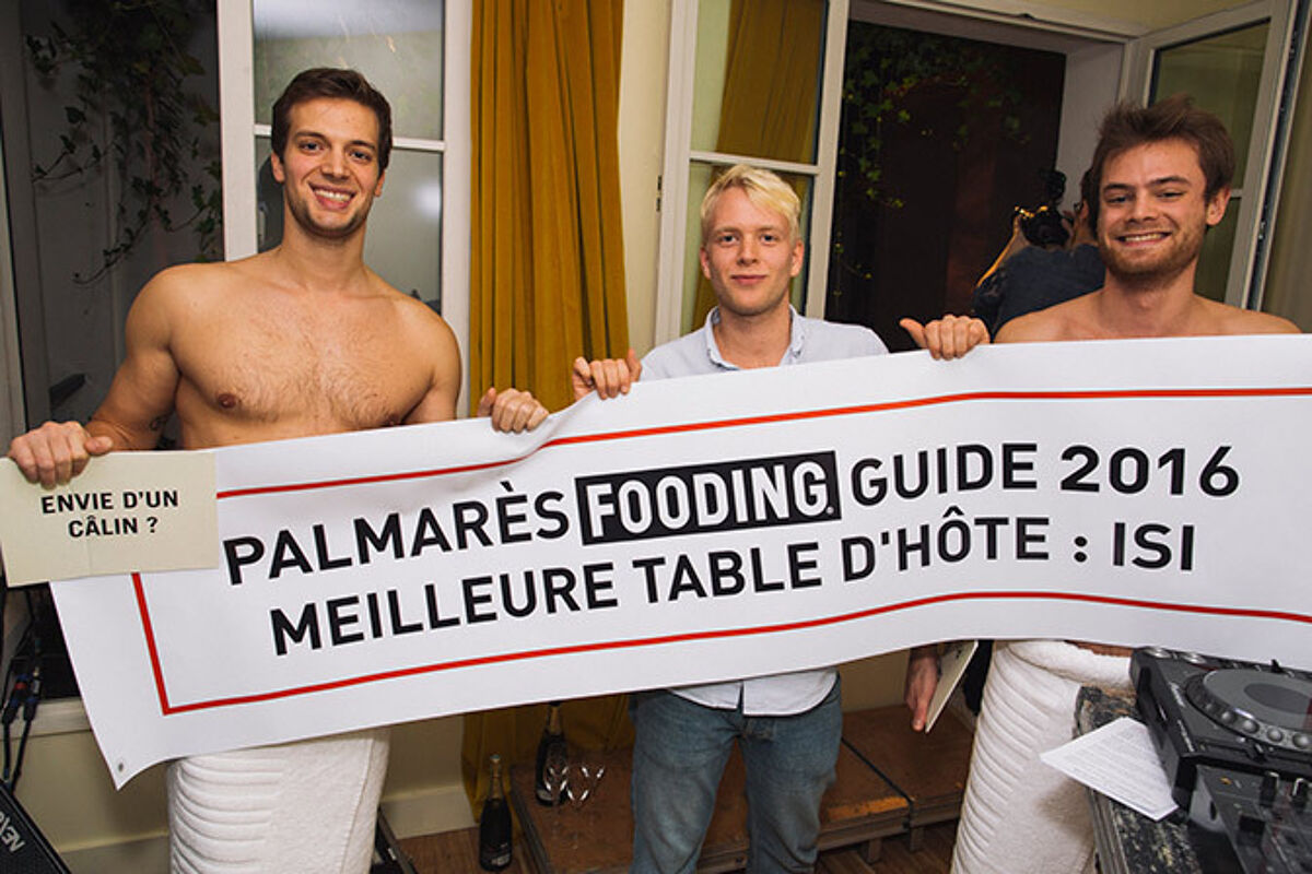 Palmarès : Isi (Nice), Meilleure table d'hôte Guide Fooding 2016