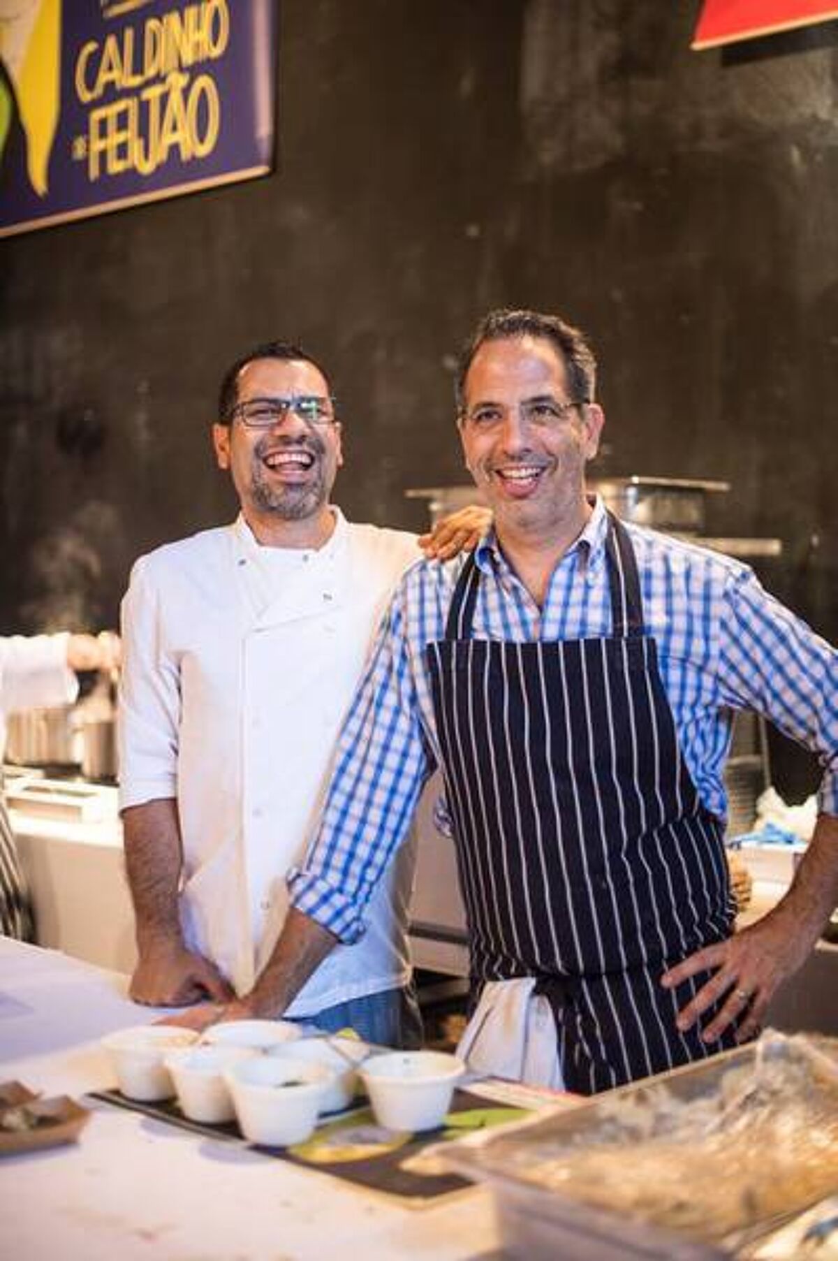 Les chefs Yotam Ottolenghi et Sami Tamimi