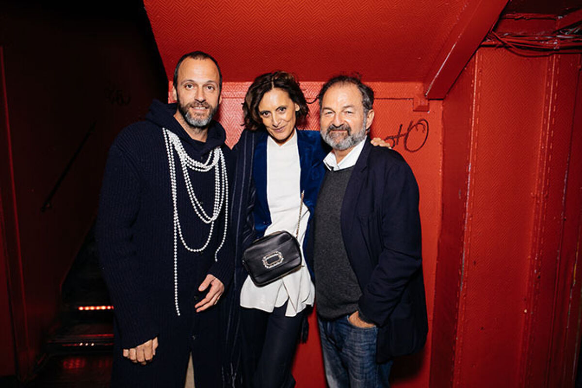 Alexandre Cammas, Inès de la Fressange et Denis Oliviennes