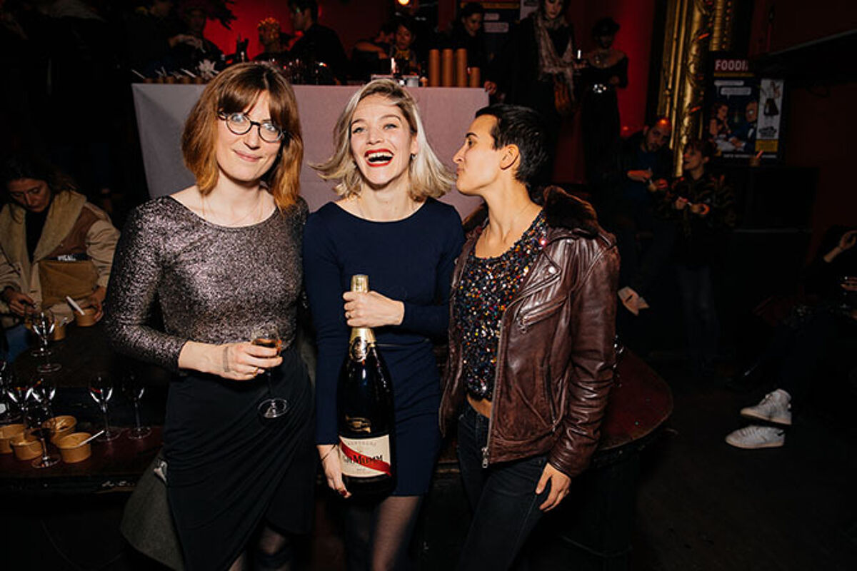 Margot Lecarpentier, Éléna Schmitt et Élise Drouet (Combat, élu Meilleur Bar d'Auteur Guide Fooding 2018)