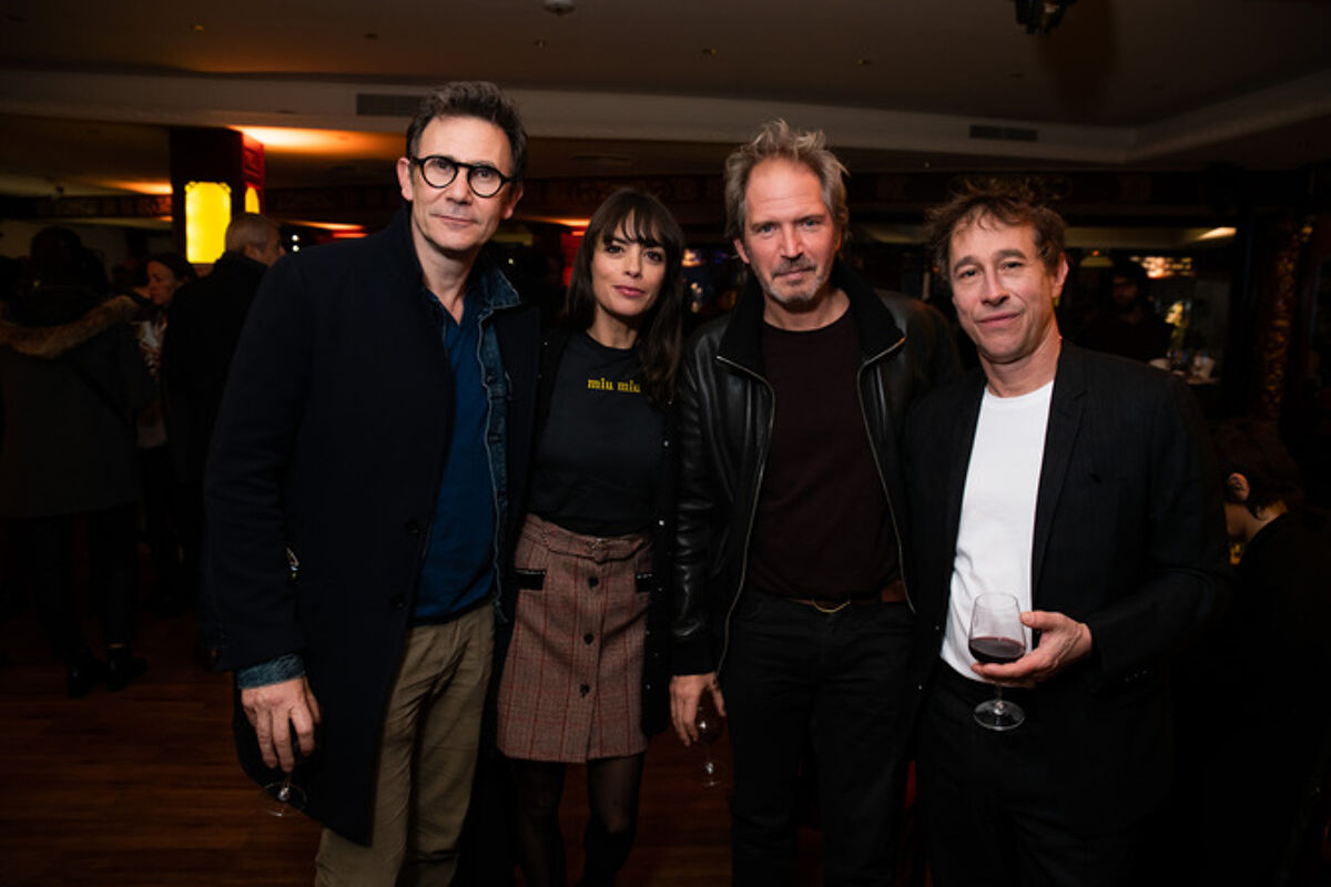 Michel Hazanavicius, Bérénice Béjo, Christopher Thompson et Bertrand Bonello