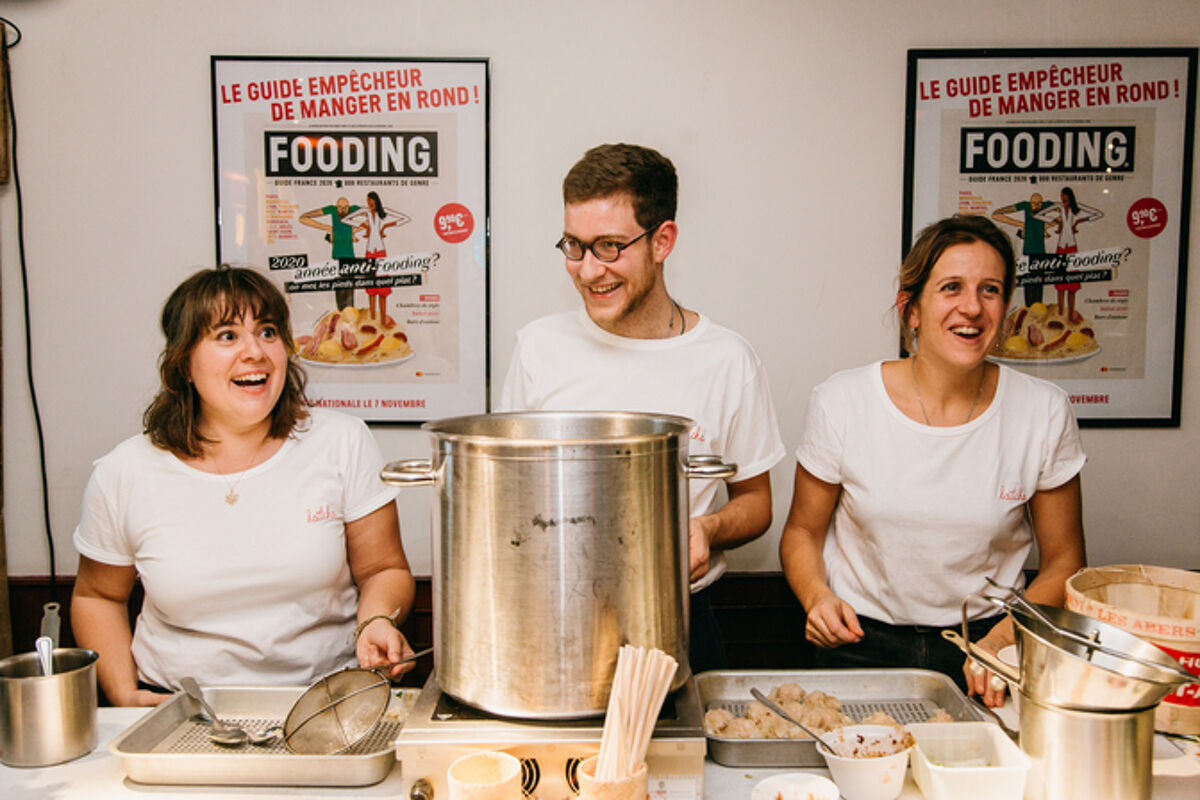 Adeline Grattard et la brigade du Café Laïtcha