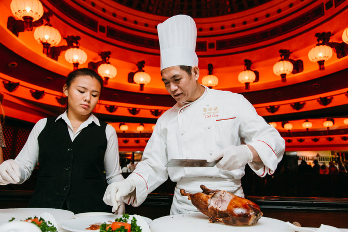 Chef Jeng du Président et son canard laqué