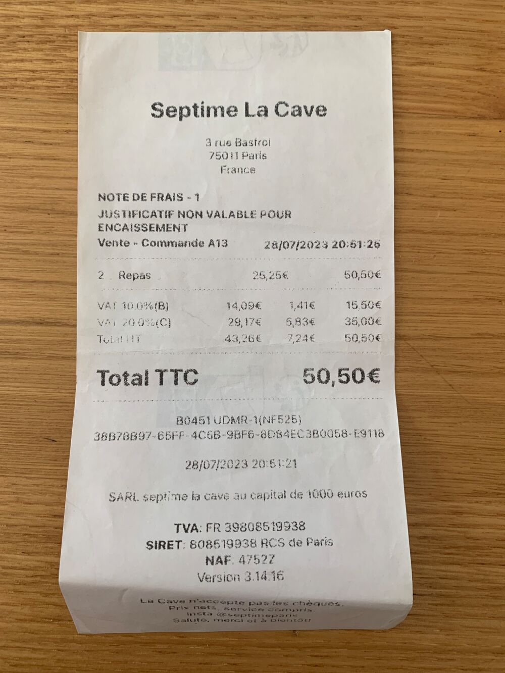 75011-Septime La Cave