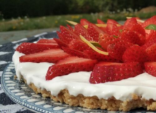 Recette "Tarte Aux Fraises Sans Cuisson" - Fooding