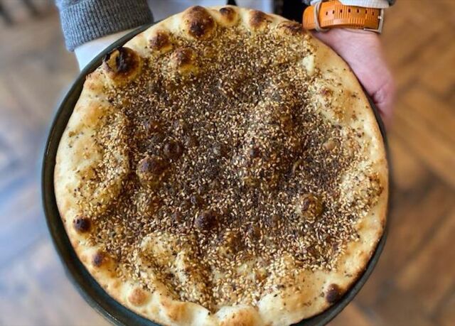 Man'ouché au zaatar