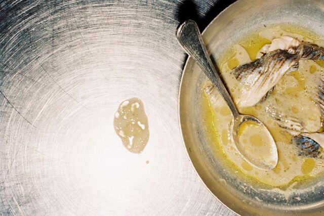 La vinaigrette d'entrailles de poisson