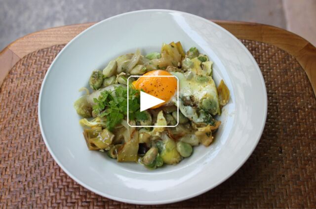 Stufatu fève artichaut