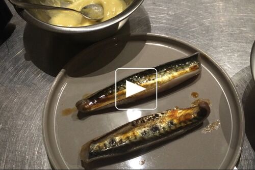 Recette maquereau fumé, puntarelle, mayo citron confit - Gravity Bar - Fooding ®