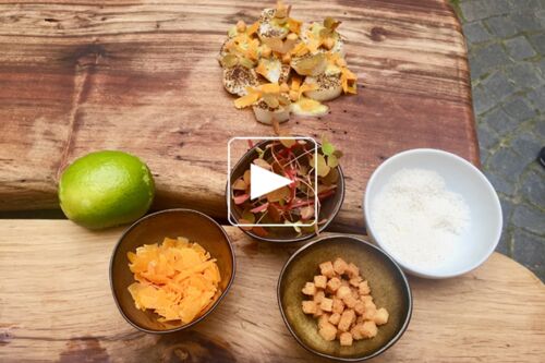 Recette saint-jacques léopard, fruit de la passion, mimolette extra vieille - Garopapilles - Fooding ®