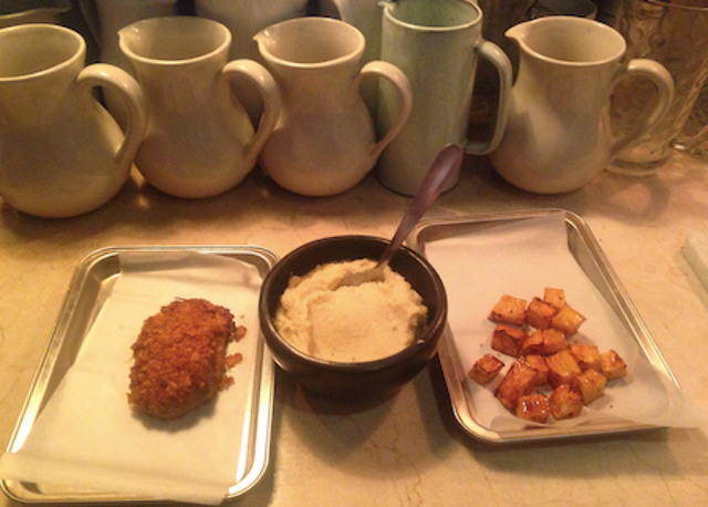 Filet de canette pané aux corn flakes