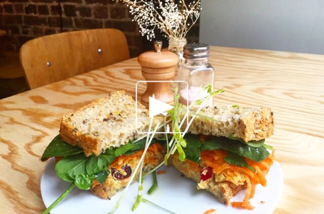 Ultimate veggie sandwich