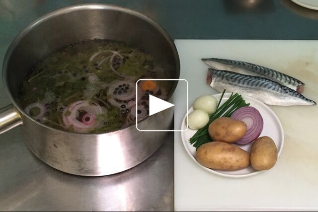 Stegt makrel i eddike