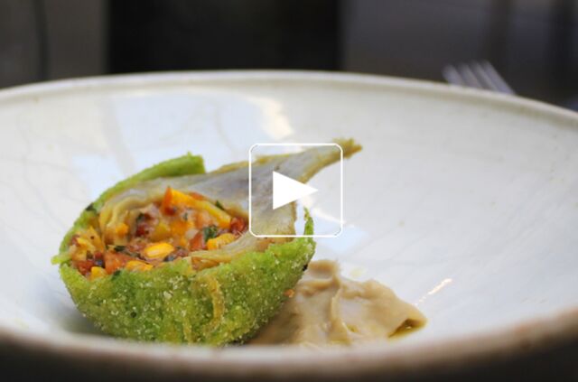 Artichaut poivrade farci