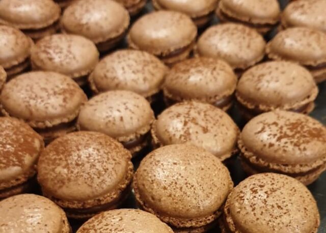 Macarons au chocolat