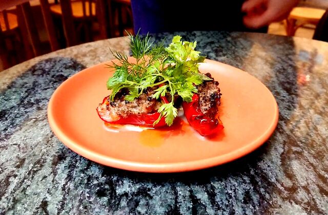 Mini-poivrons farcis à l’agneau