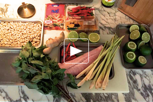 Merlan frit à la thaï