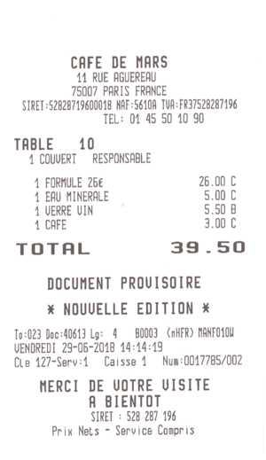 Restaurant Le Cafe De Mars In Paris Fooding