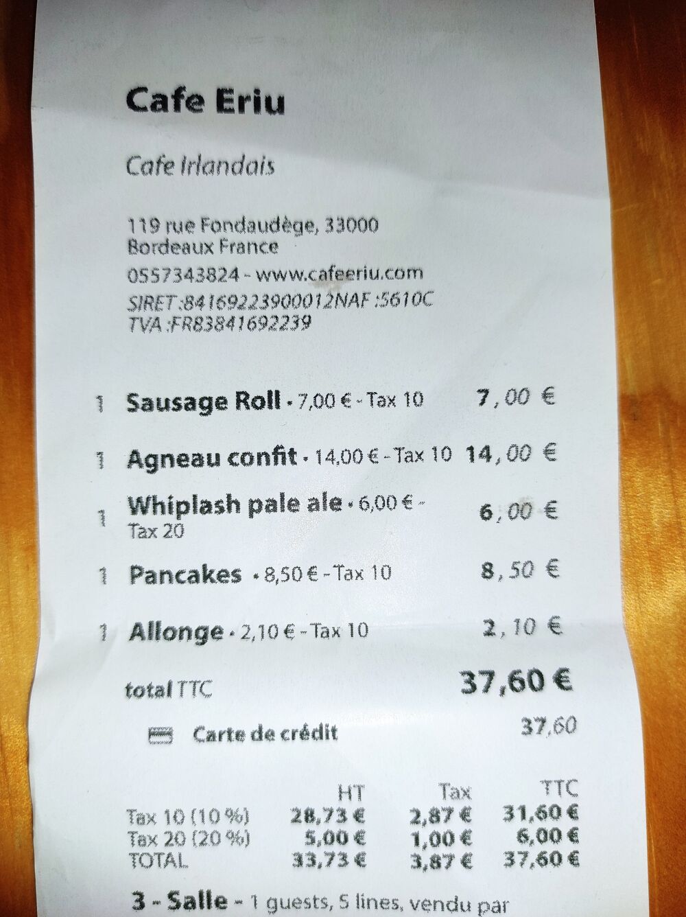 Gironde-Café Eriu
