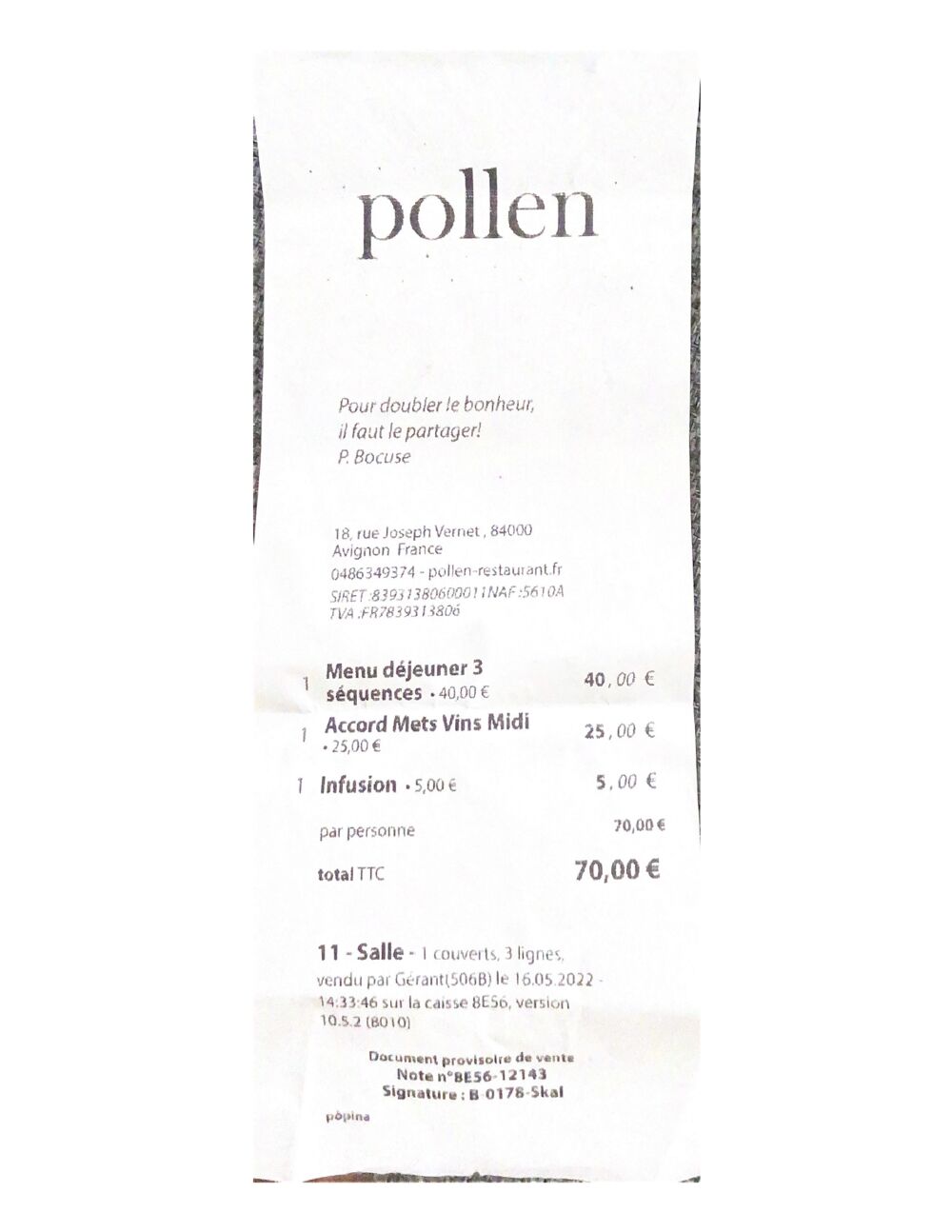 Vaucluse Pollen