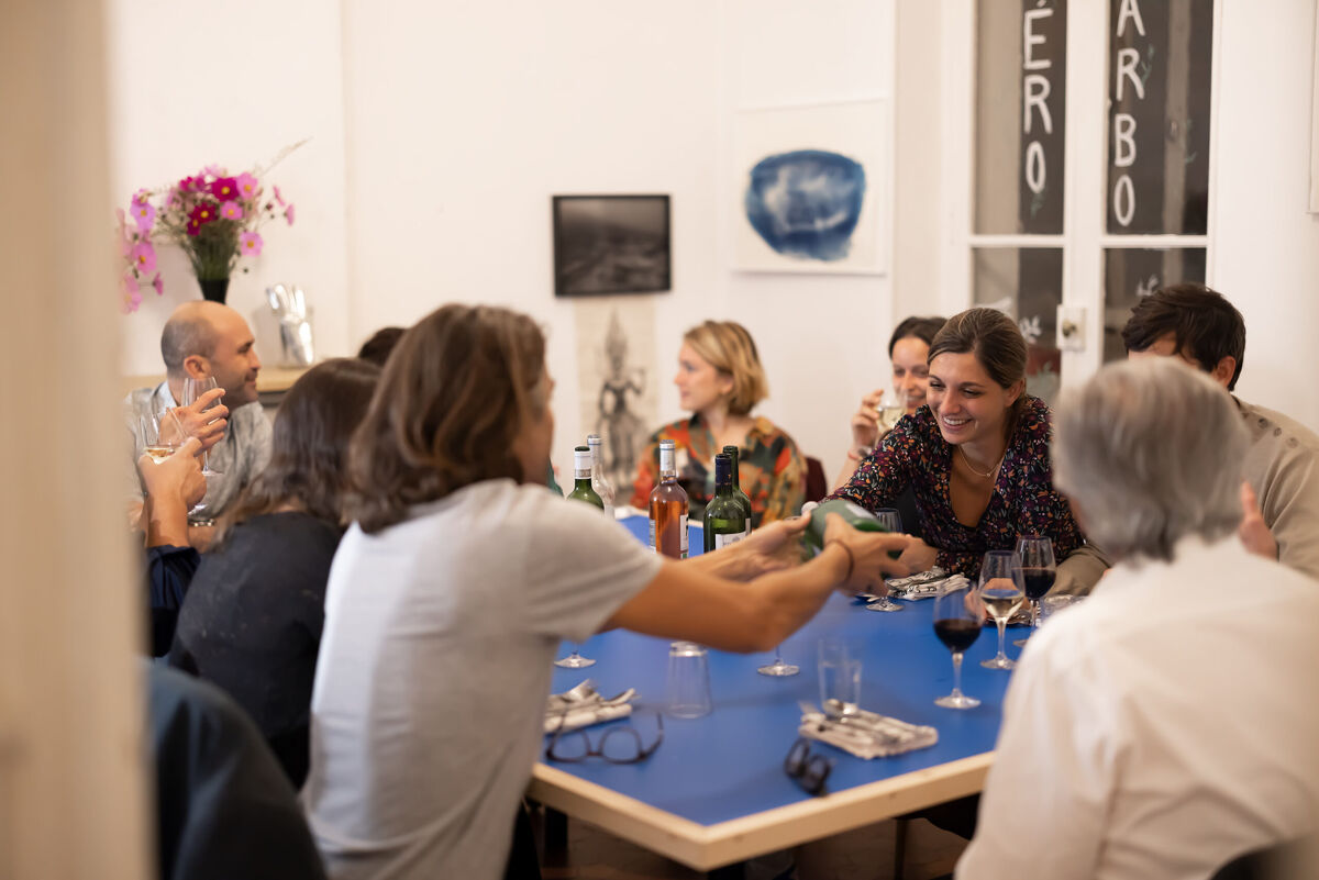 Dîner-performance à Marseille par Christian Qui.