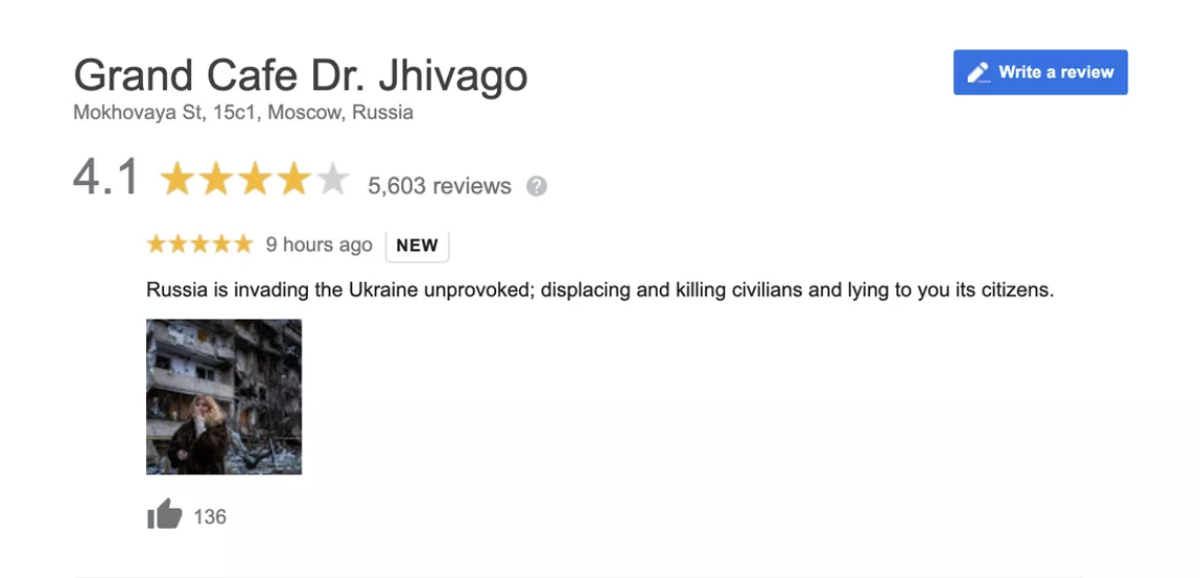 La Russie envahit l'Ukraine sans raison, déplaçant et tuant des civils, et en mentant à vous, ses citoyens.