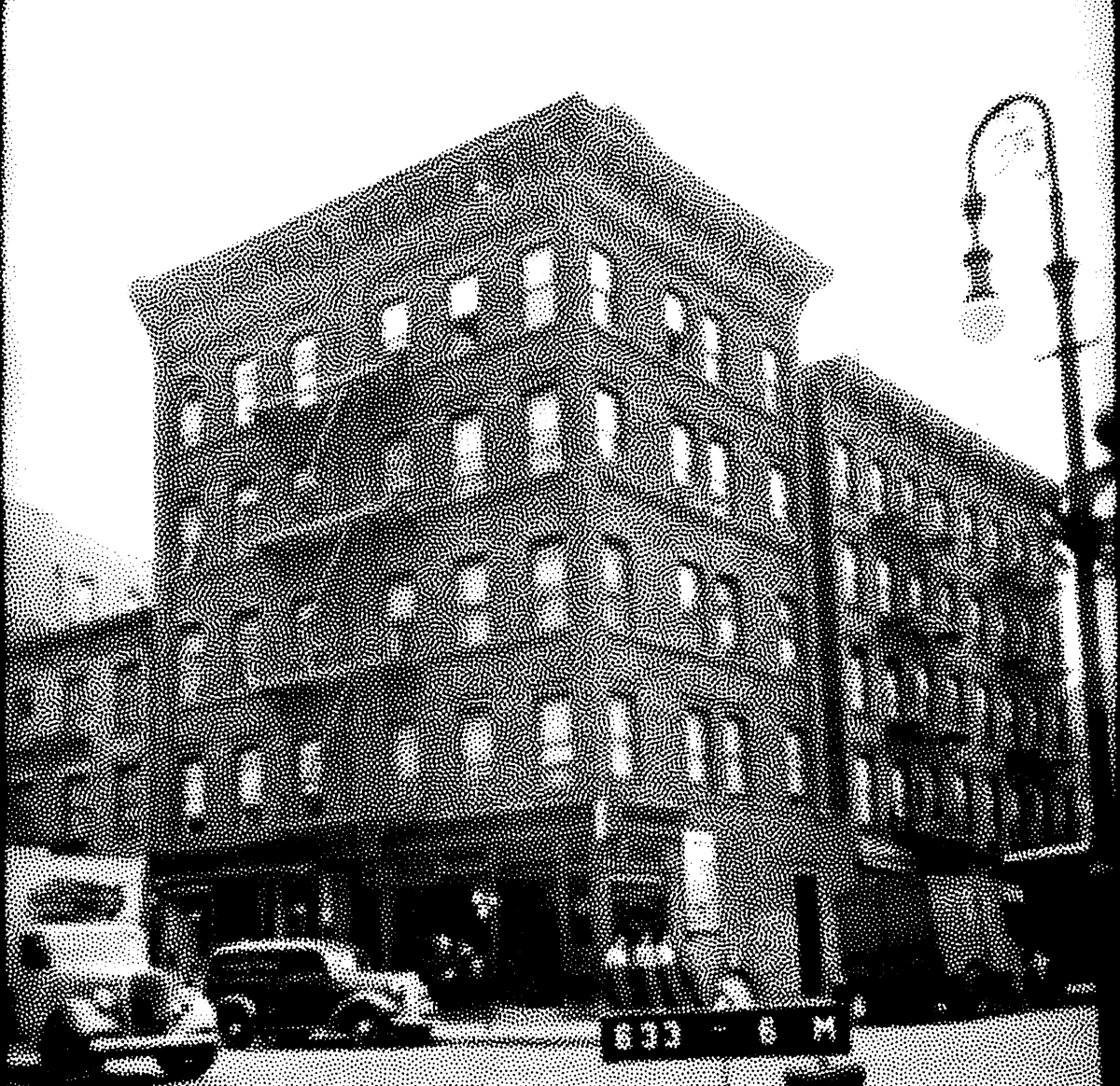 Le bâtiment de l'anguleux Mother Courage, dans le West Village.