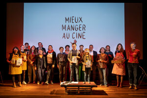 Le jury et les lauréat·e·s du prix Mieux manger au ciné