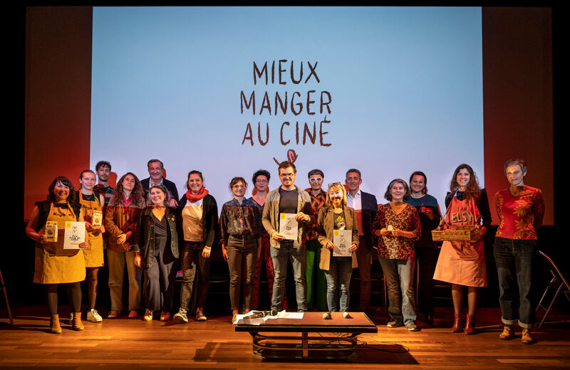 Le jury et les lauréat·e·s du prix Mieux manger au ciné