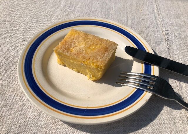 Polenta au gorgonzola et parmesan