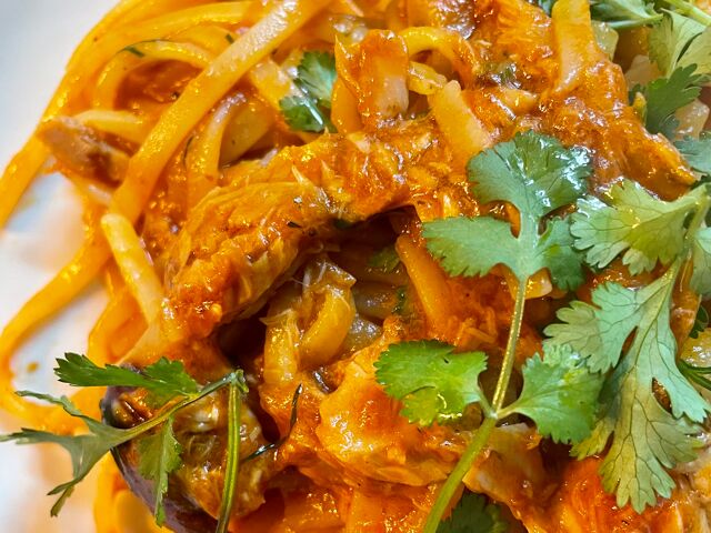 Linguine au thon et à la harissa