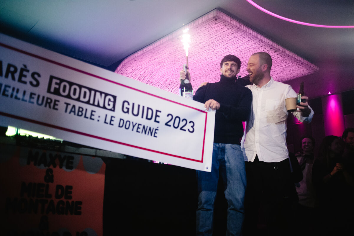 La meilleure table 2023 revient à James Edward Henry et Shaun Kelly pour Le Doyenné 