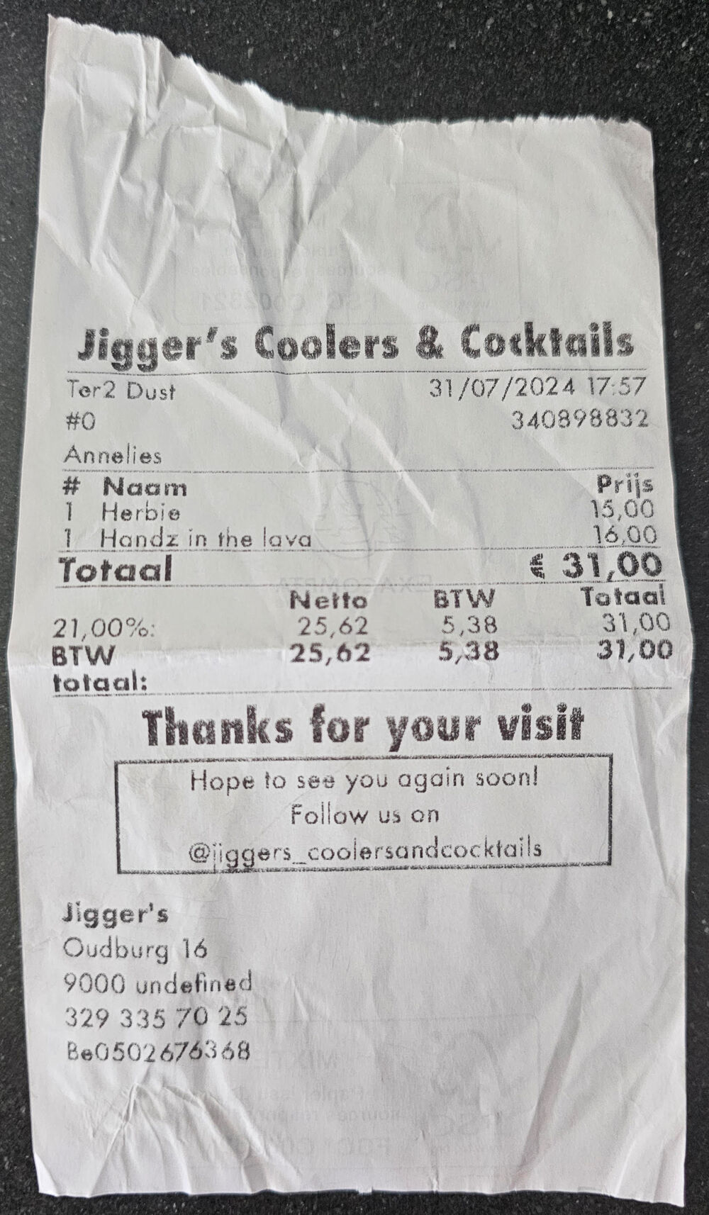 jiggers Addition MAJ