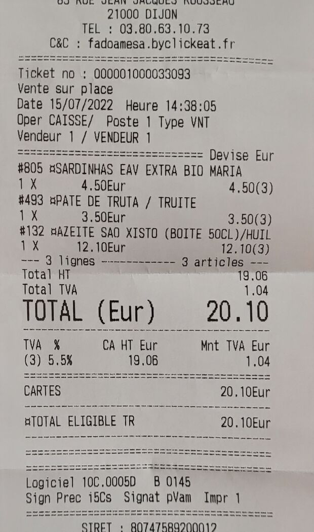 Fado a mesa
