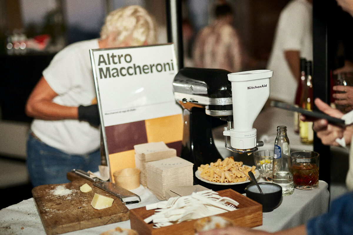 Les maccheroni al ragù di vitello d'Altro Maccheroni avec KitchenAid