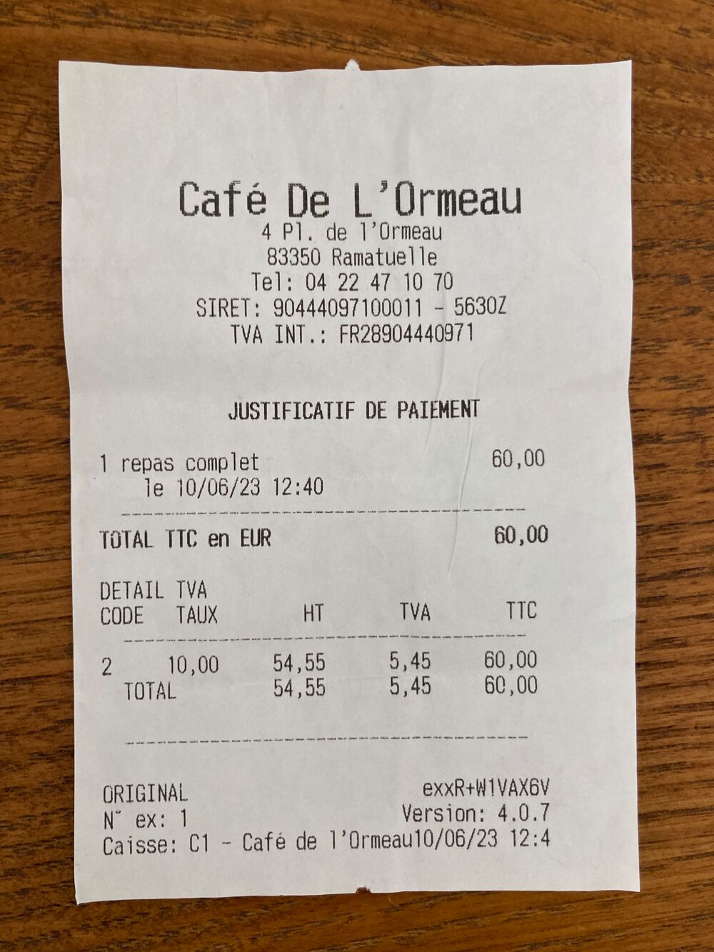 Var-Café de L'Ormeau