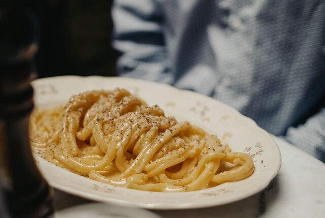 Pici cacio e pepe