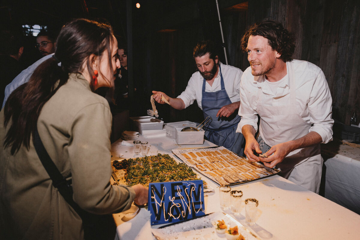 De briljante chef Kobe Desramaults en zijn heerlijke croques... verrukkelijk!