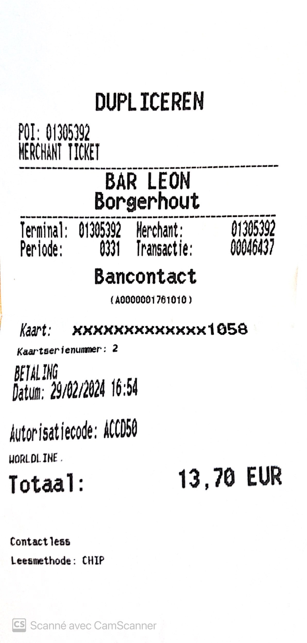 Antwerpen-Bar leon