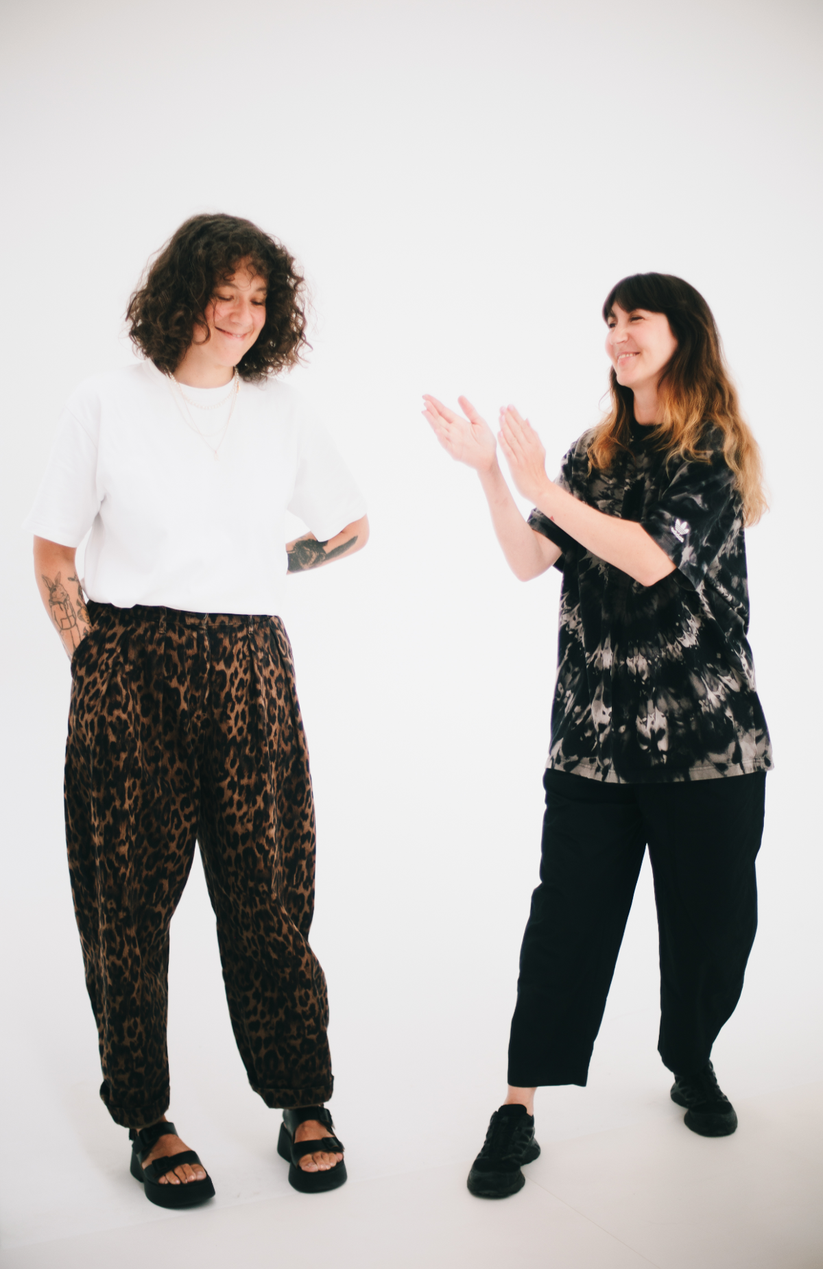 Les touche-à-goût Camille Fourmont et Tania Bruna-Rosso.