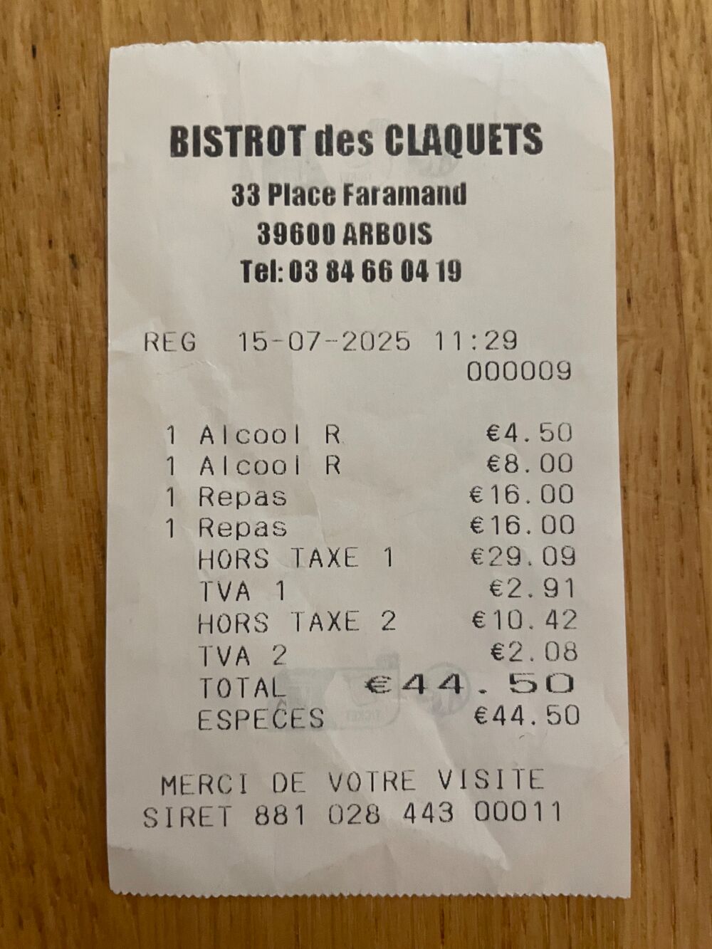 Jura-Le Bistrot des Claquets