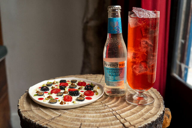 Gin tonic et panna cotta au chocolat blanc