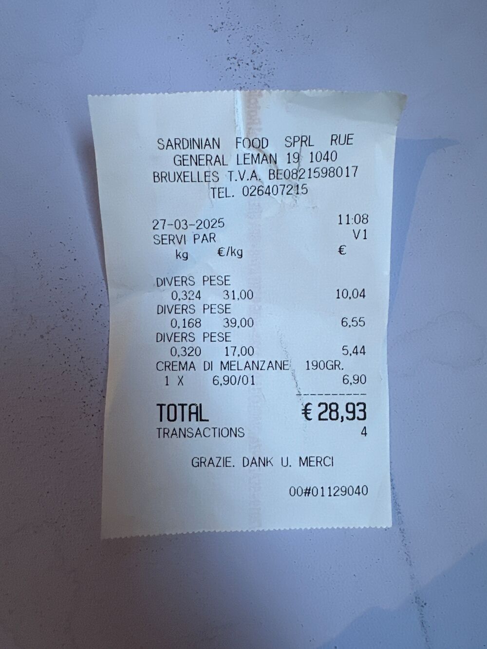 Addition Sardinian Food