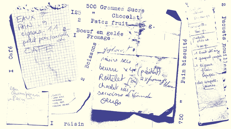 On a parlé à une collectionneuse de listes de courses